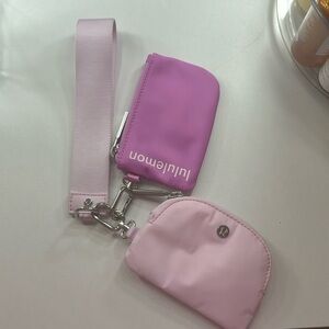 Dual Pouch Wristlet